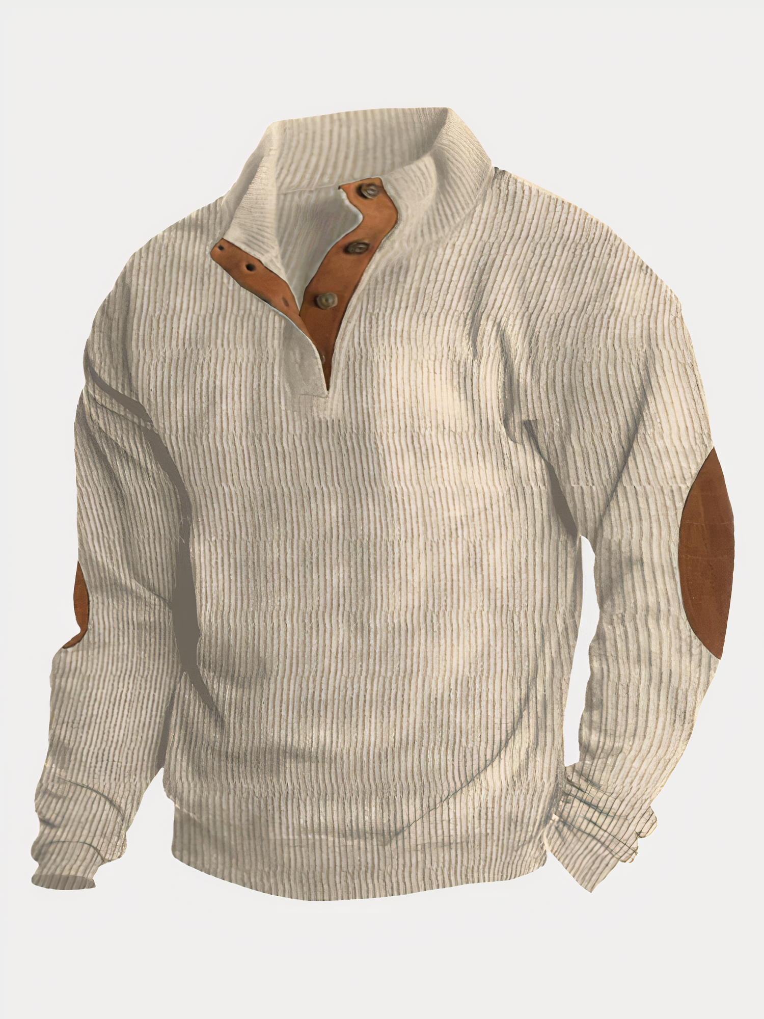 Variant image for Herrtröja Färgkontrast Modern Stil Mjuk Bomullsmix-33