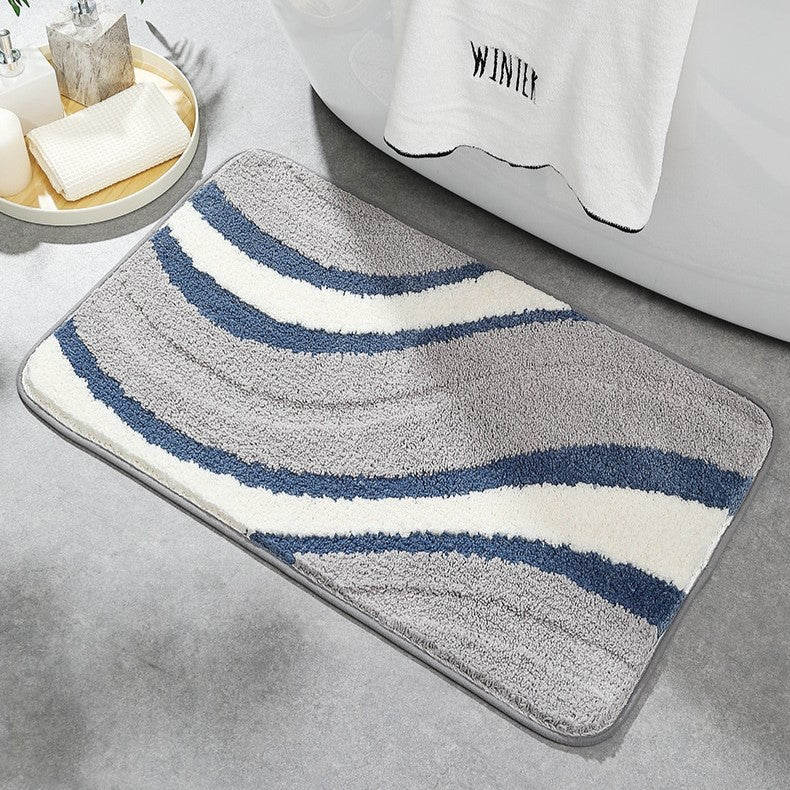 Badrumsmatta Modern Wave Design 5