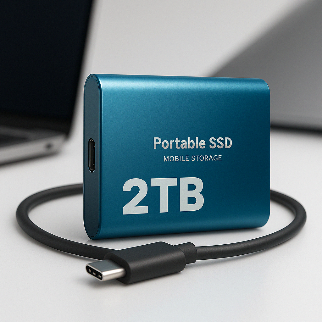 Bärbar SSD-enhet med hög hastighet och kompakt design 1