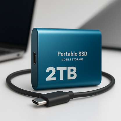 Bärbar SSD-enhet med hög hastighet och kompakt design 1