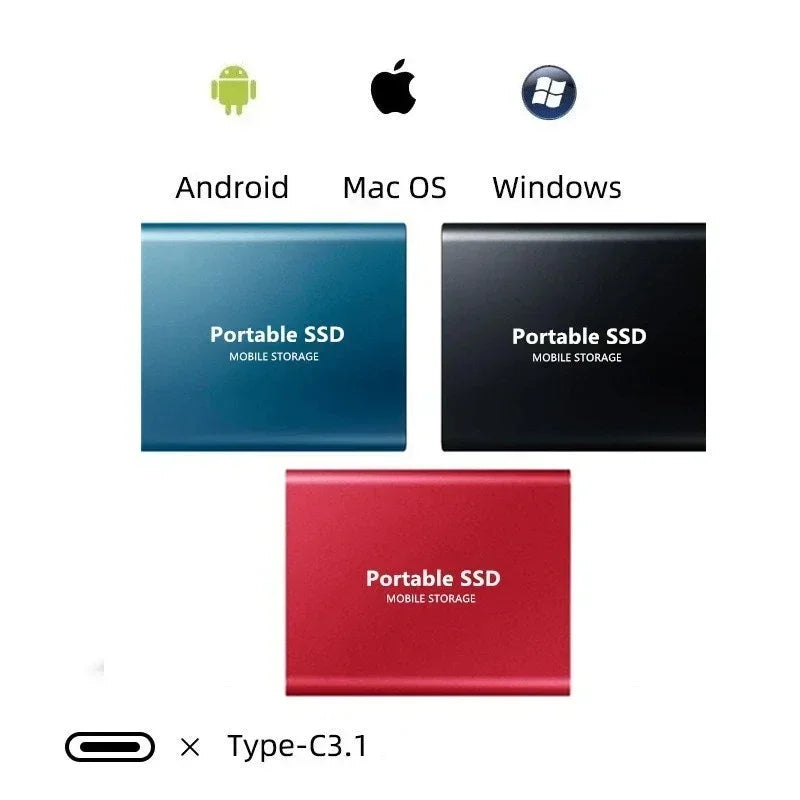 Bärbar SSD-enhet med hög hastighet och kompakt design 4