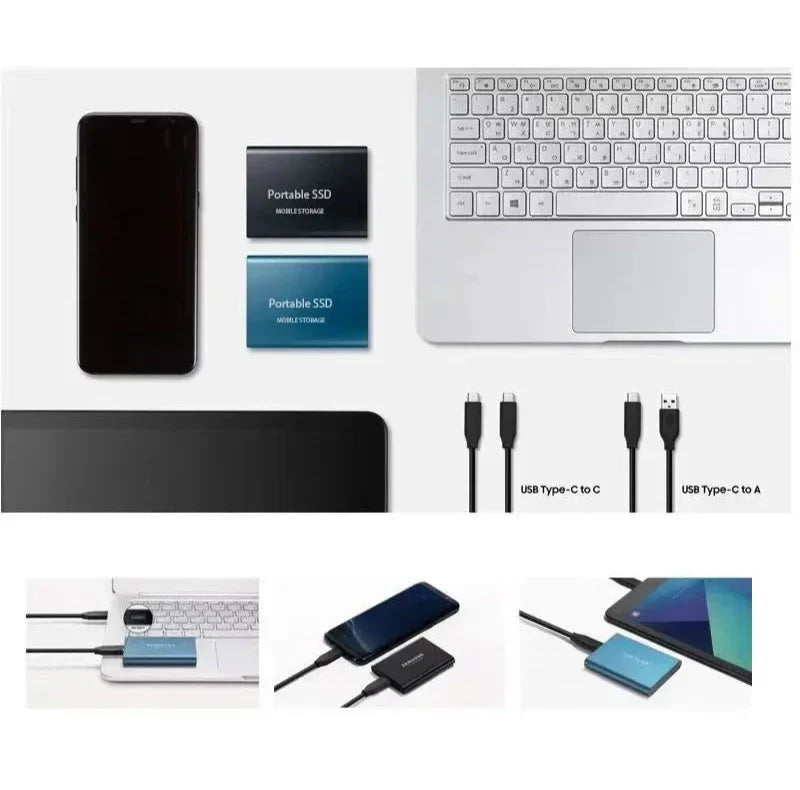 Bärbar SSD-enhet med hög hastighet och kompakt design 5