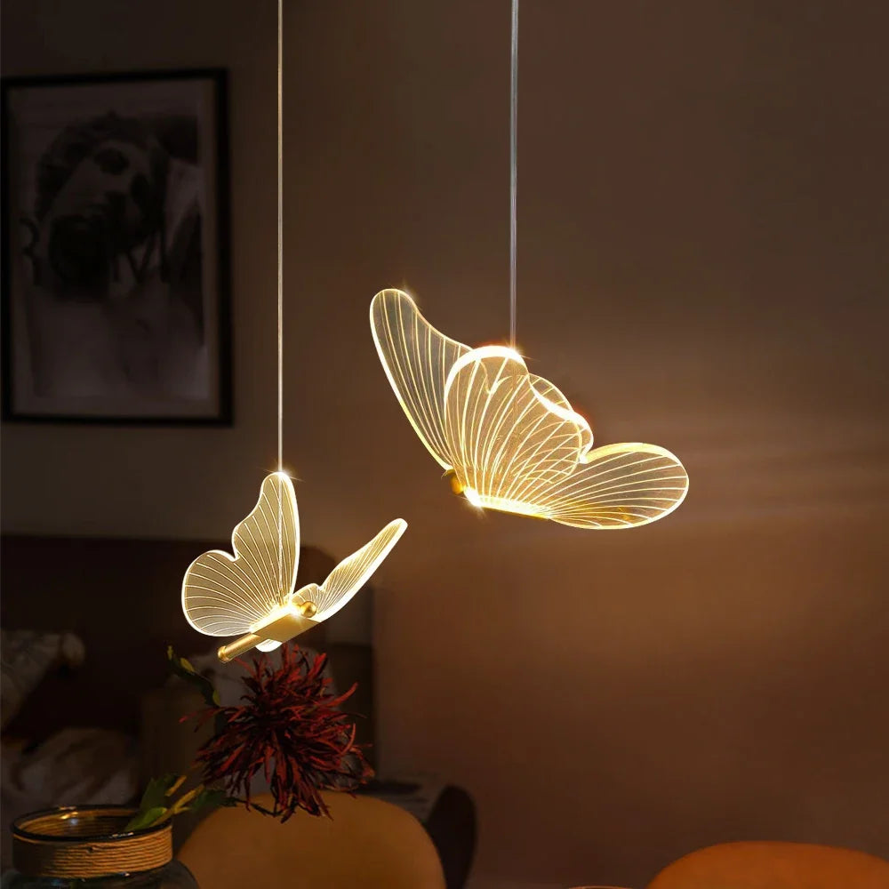 Barnens LED Lampa med Fjäril Design 1