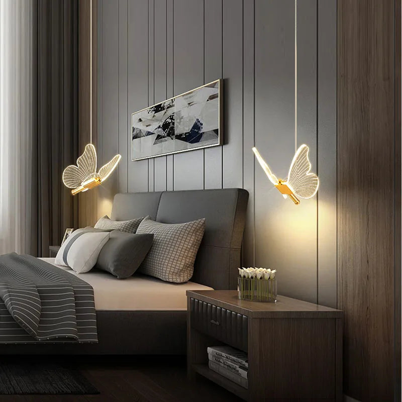 Barnens LED Lampa med Fjäril Design 2