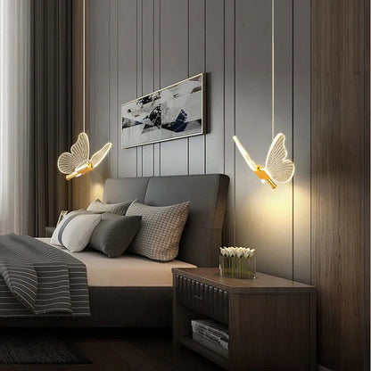 Barnens LED Lampa med Fjäril Design 2