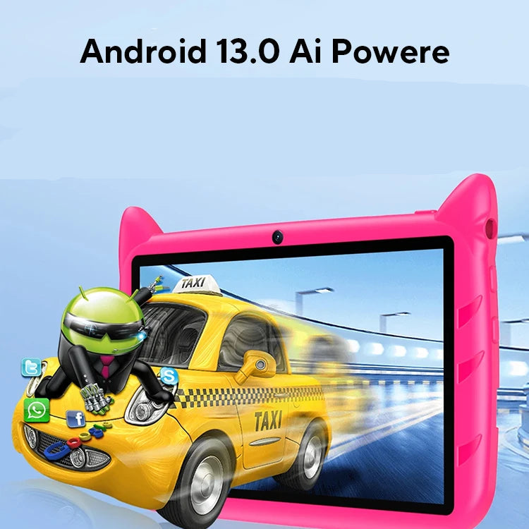 Barns 7-tums Surfplatta Android 13 med 4GB RAM och 64GB ROM 3