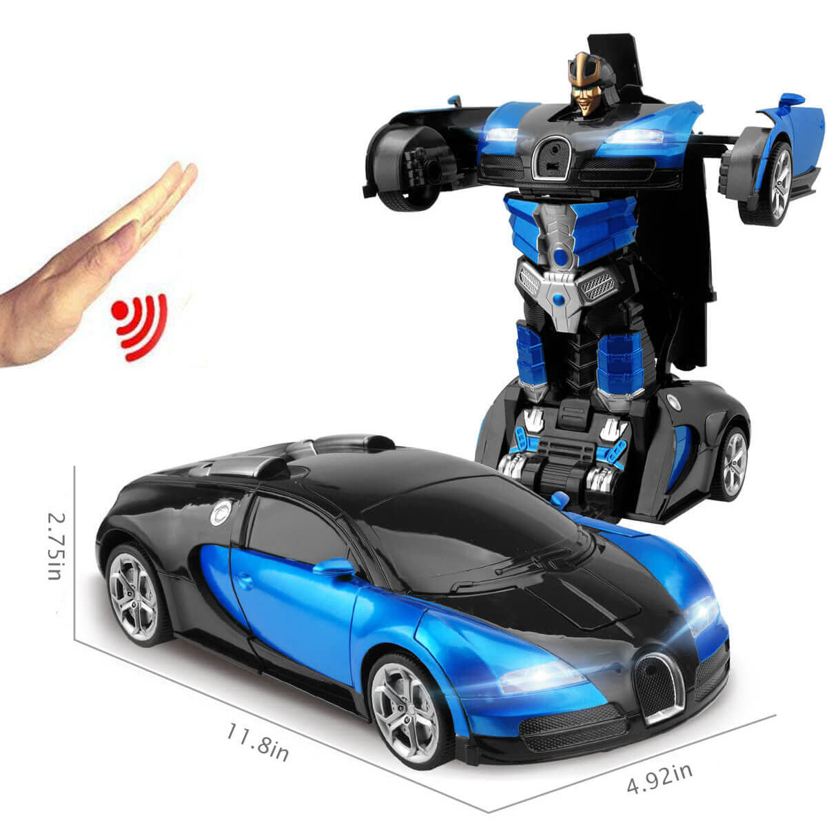 Barns Fjärrstyrd Transformationsbil och Robot 3