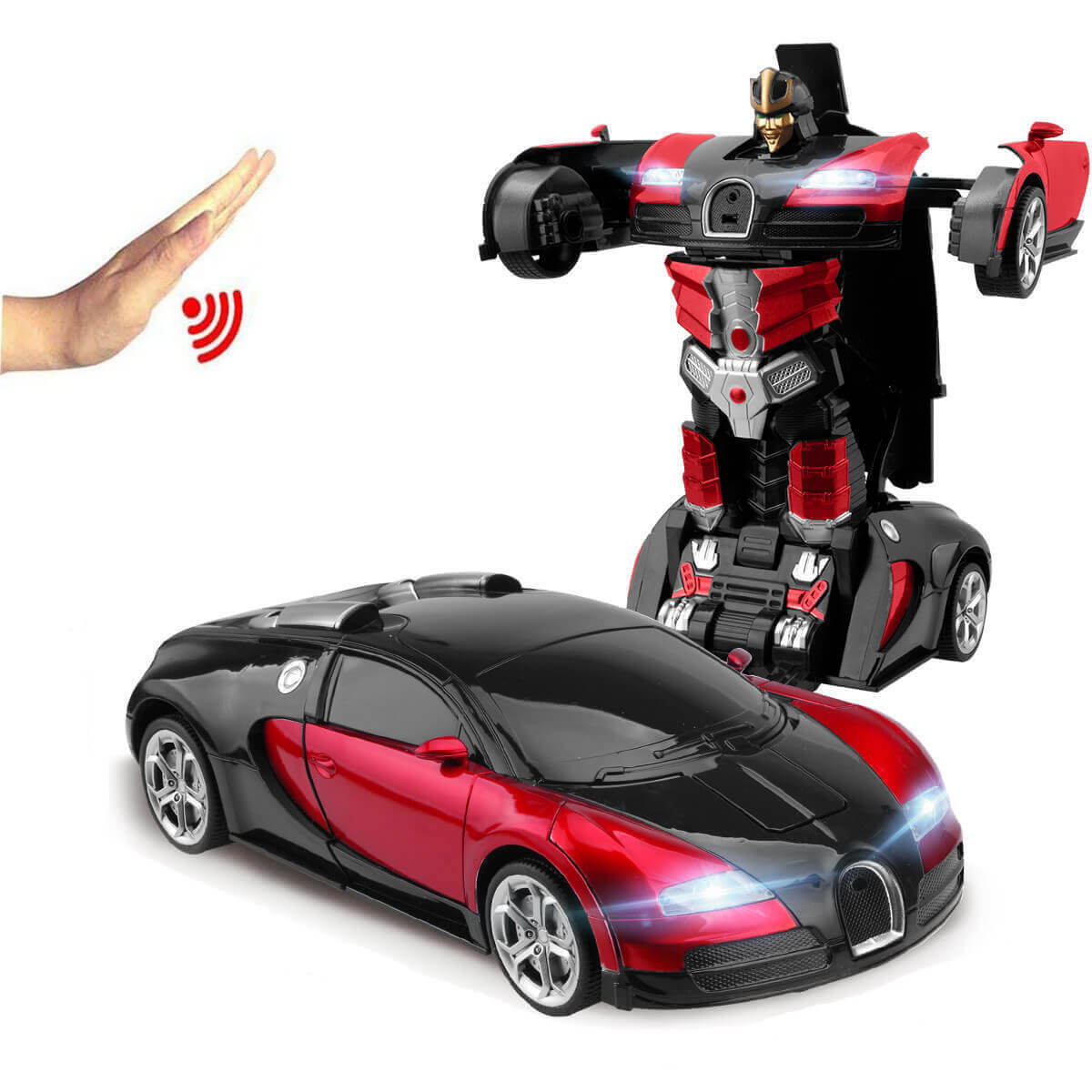 Barns Fjärrstyrd Transformationsbil och Robot 4