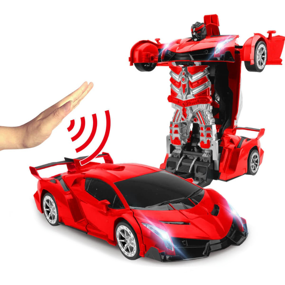 Barns Fjärrstyrd Transformationsbil och Robot 6
