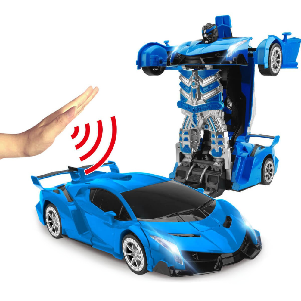 Barns Fjärrstyrd Transformationsbil och Robot 8