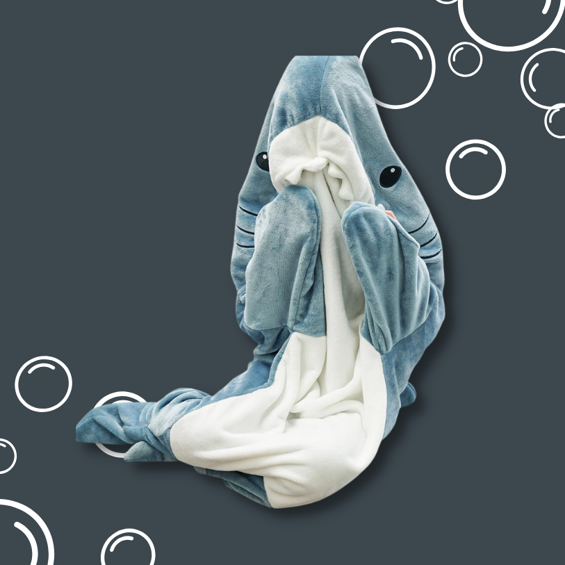 Barns Shark Blanket Hoodie 1