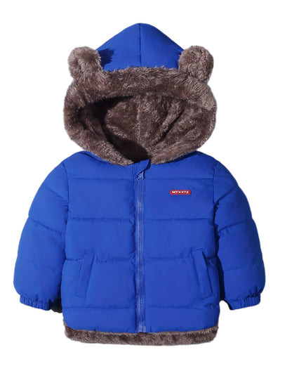 Barns Vinterjacka Med Björnöron Lekfull Design För Kalla Dagar 7