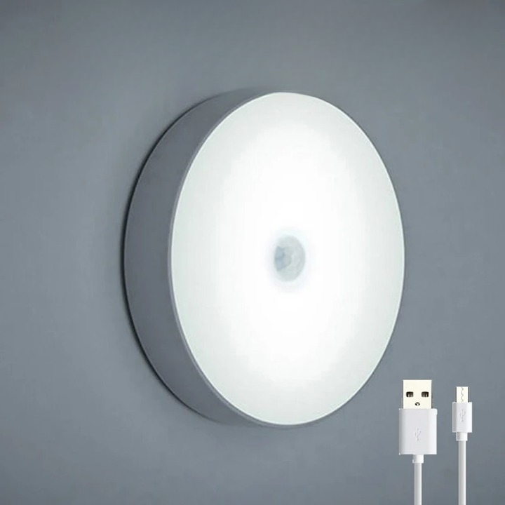 Batteridriven LED Lampa med Rörelsesensor för Inomhusbruk, Trådlös och Energieffektiv 4