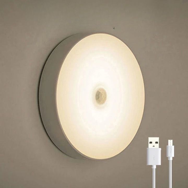 Batteridriven LED Lampa med Rörelsesensor för Inomhusbruk, Trådlös och Energieffektiv 7