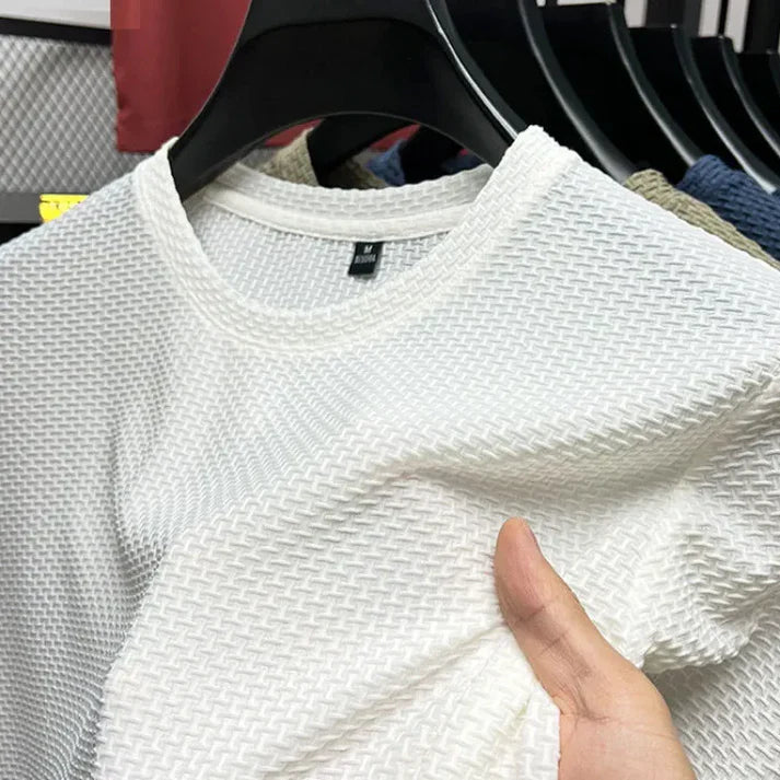 Variant image for Herr T Shirt Kortärmad Andningsbart Material Träningströja-17