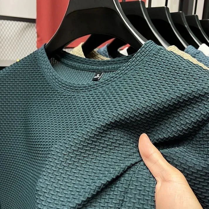Variant image for Herr T Shirt Kortärmad Andningsbart Material Träningströja-25