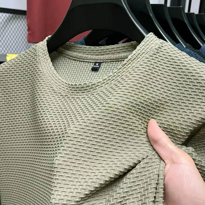 Variant image for Herr T Shirt Kortärmad Andningsbart Material Träningströja-11