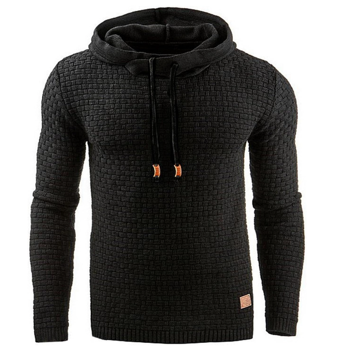 Variant image for Hoodie Herr Modern Design Mjuk Bomull-8
