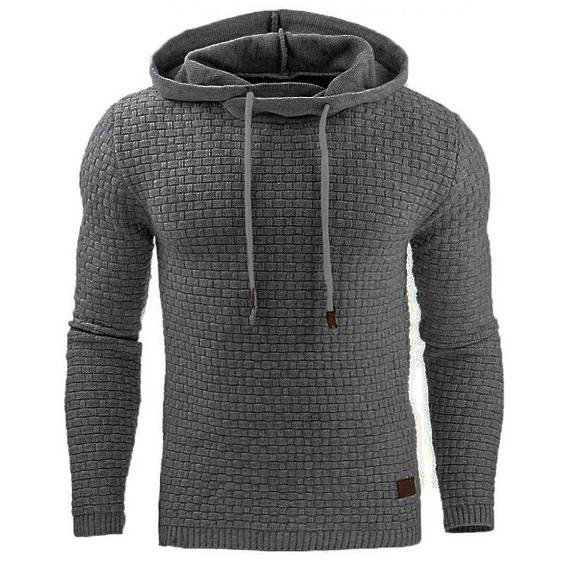 Variant image for Hoodie Herr Modern Design Mjuk Bomull-14