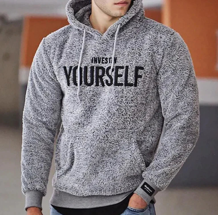 Variant image for Hoodie Män Avslappnad Stil Mjuk Bomull-22