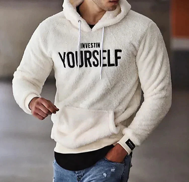 Variant image for Hoodie Män Avslappnad Stil Mjuk Bomull-33