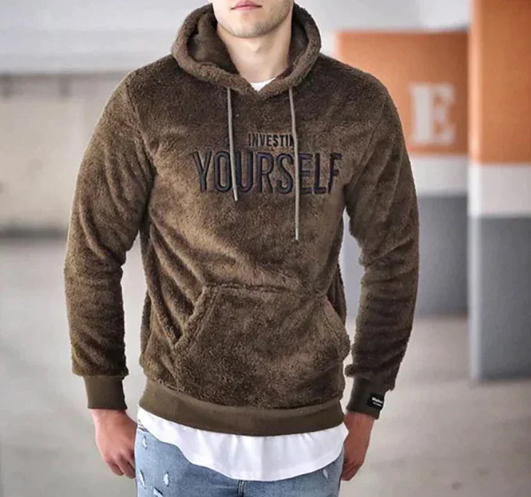Variant image for Hoodie Män Avslappnad Stil Mjuk Bomull-28