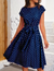 Variant image for Damklänning Retro Chic Polka Mönster Flödande Polyester-13