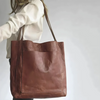 Läderväska Dam Handgjord Elegant Rymlig Läder-5