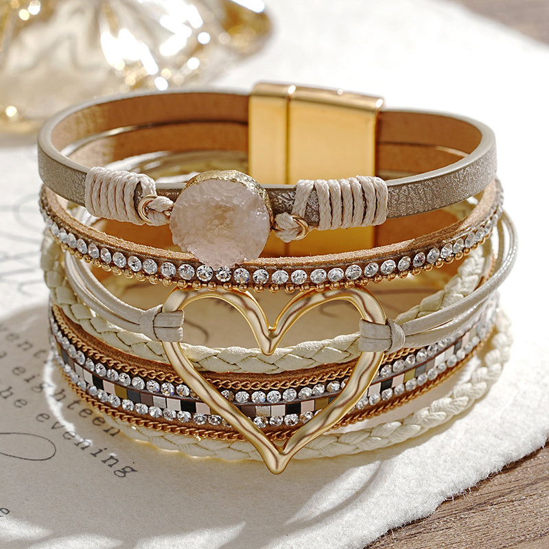Bohemian Armband med Hjärta för Kvinnor 0