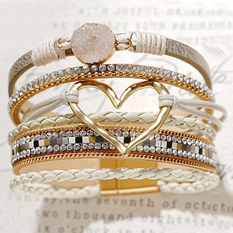 Bohemian Armband med Hjärta för Kvinnor 1