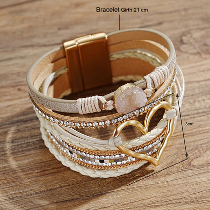Bohemian Armband med Hjärta för Kvinnor 5