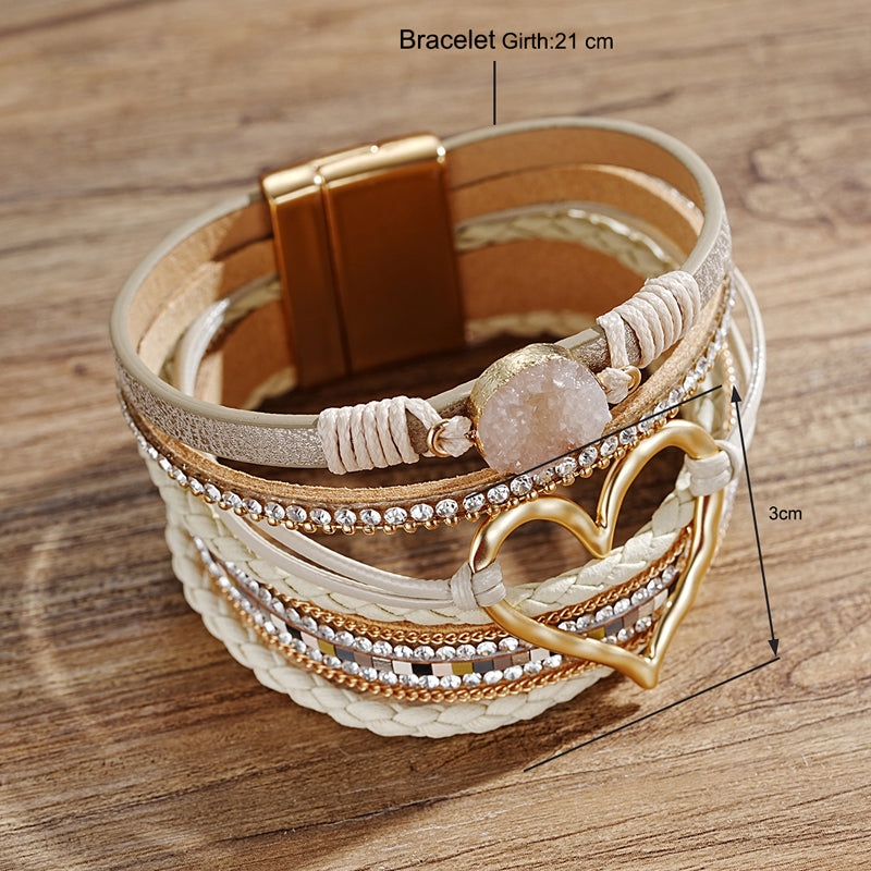 Bohemian Armband med Hjärta för Kvinnor 5
