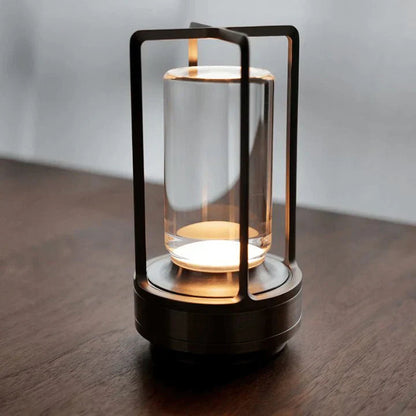Bordslampa med Kristaller och Pekpanel 1