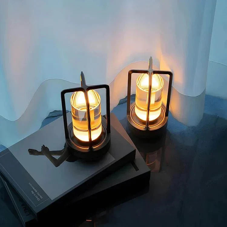 Bordslampa med Kristaller och Pekpanel 3