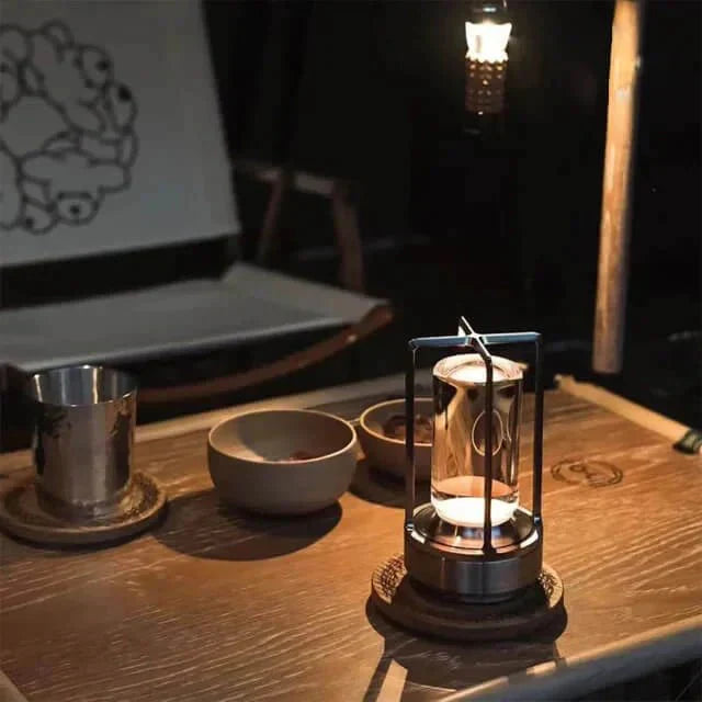 Bordslampa med Kristaller och Pekpanel 5