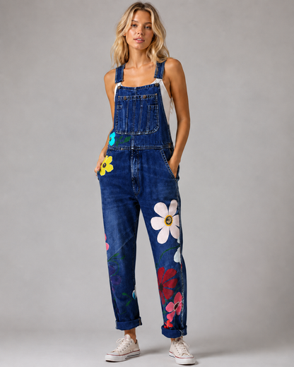Damjumpsuit i denimstil