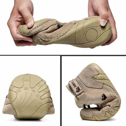 Herrskor Ortopedisk Läder Elegant Design för Komfort och Stil-2