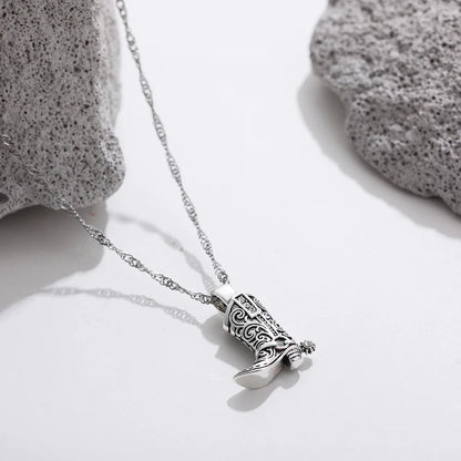 Cowboy Boot Halsband i Guld eller Silver 4
