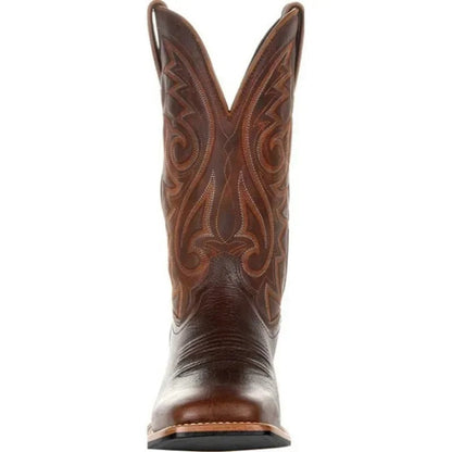Cowboystövlar i konstläder för män 7