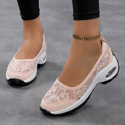 Dam Ballerina Skor Med Spetstopp 2