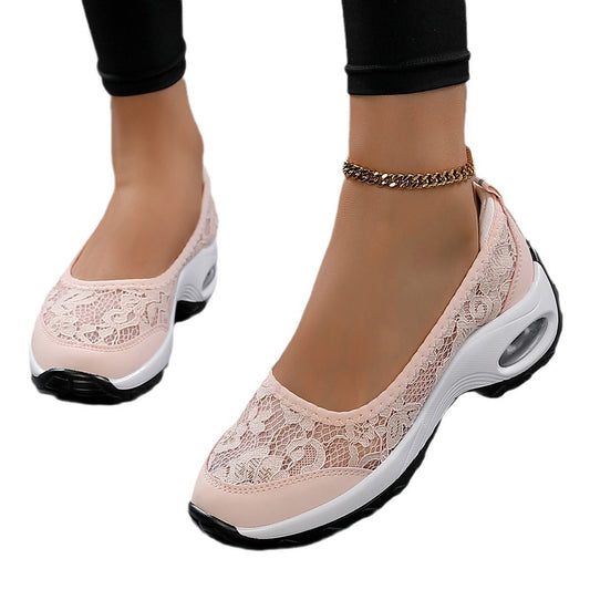 Dam Ballerina Skor Med Spetstopp 5