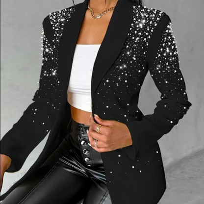 Dam Blazer med Pärldetaljer och Slimmad Passform 1