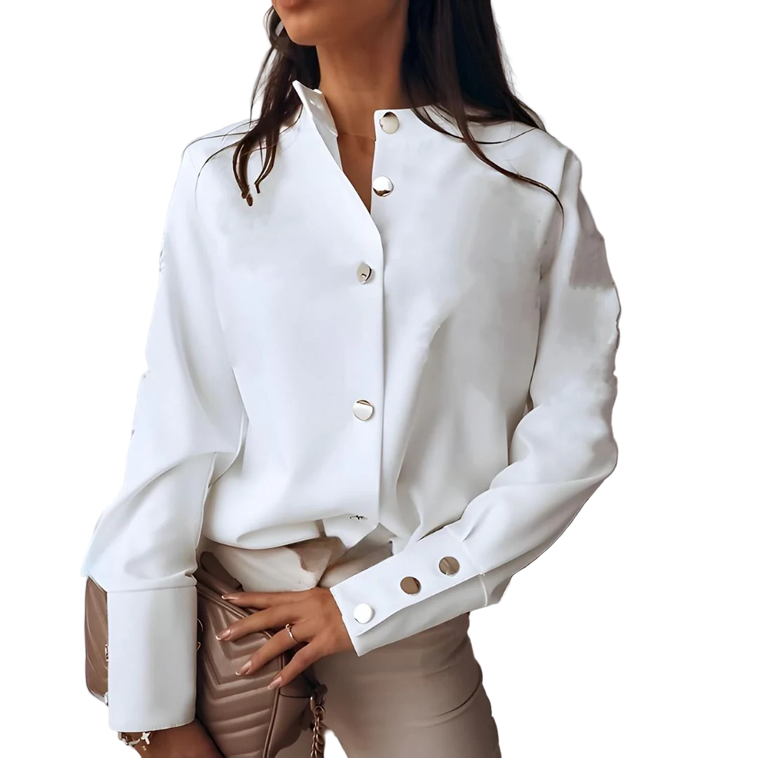 Dam Blus Klassisk Design Lätt 0