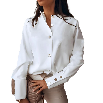Dam Blus Klassisk Design Lätt 0