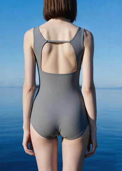 Dam Bodysuit Rygglös U-Hals Enkel Stil 4