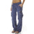 Dam Cargohose Loose Fit med Praktiska Fickor 1