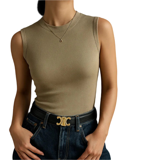 Dam Fitted Tank Topp Lätt Material 0