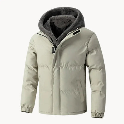 Dam Fleecejacka med Huva Sportig och Värmande 9