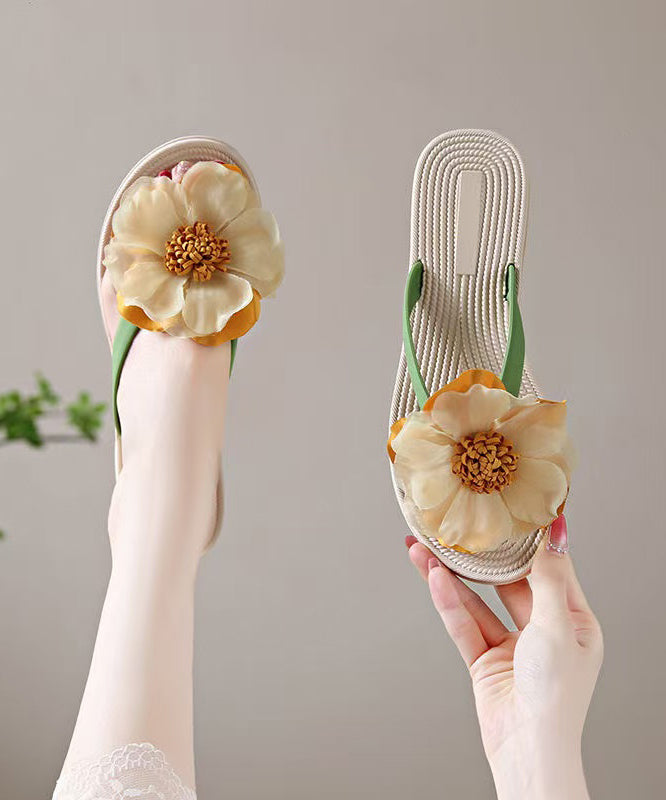 Dam Flip Flops Blommig Strandstil 0