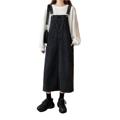 Dam Fritidsbyxor i Jeansstil med Retrodesign och Patchworkdetaljer 0
